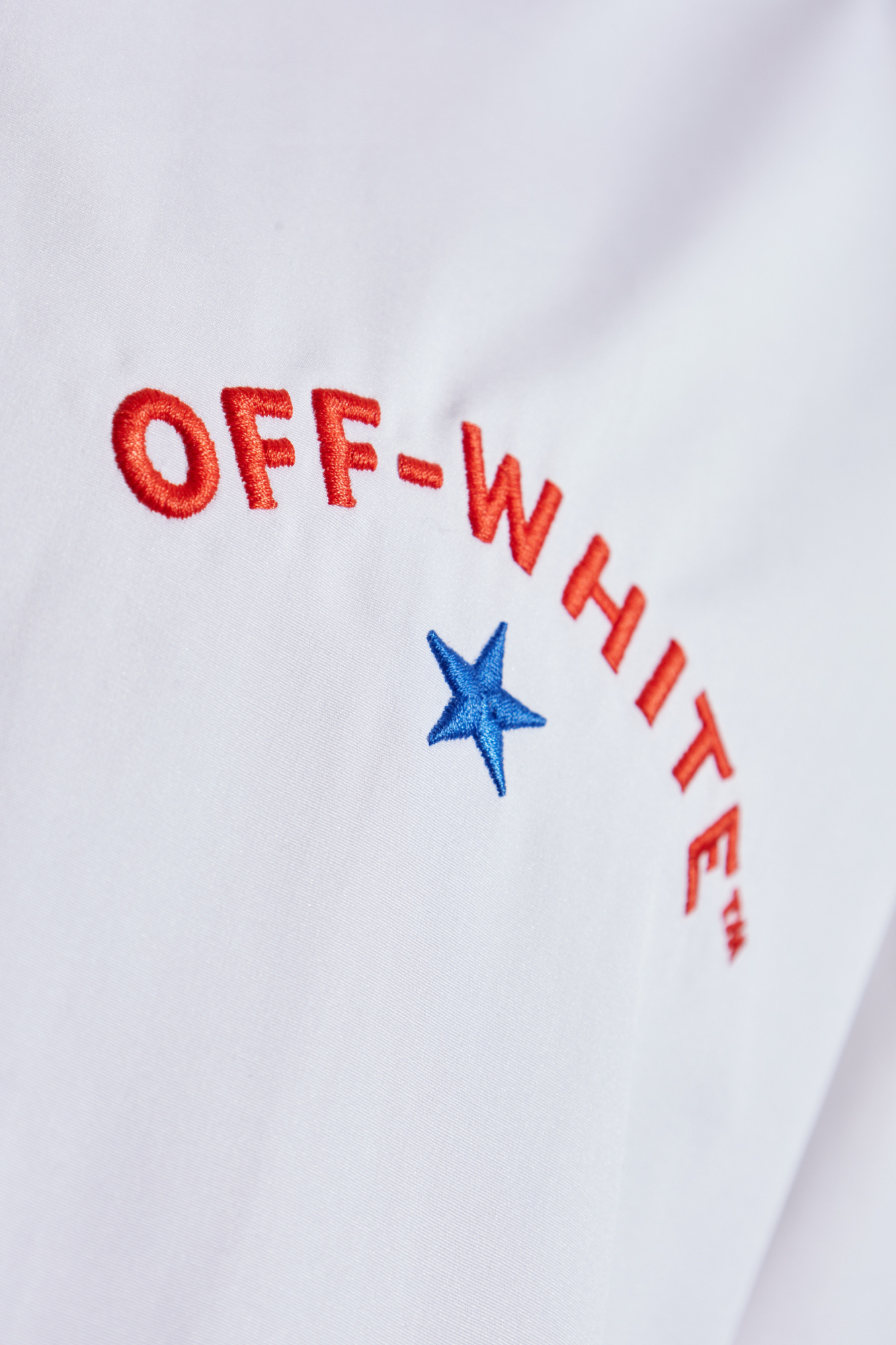Off-White SS19 Stripe Logo Print Trousers OMCH014S190030061020